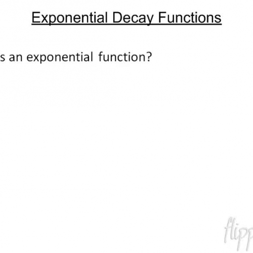  A2 9.2 Exponential Decay Functions