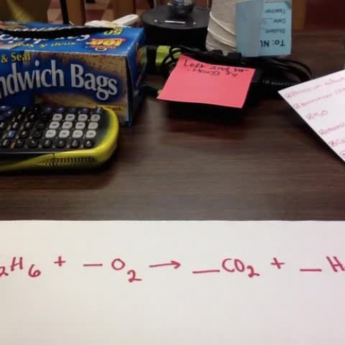 Balancing Equation 3 - No Beads
