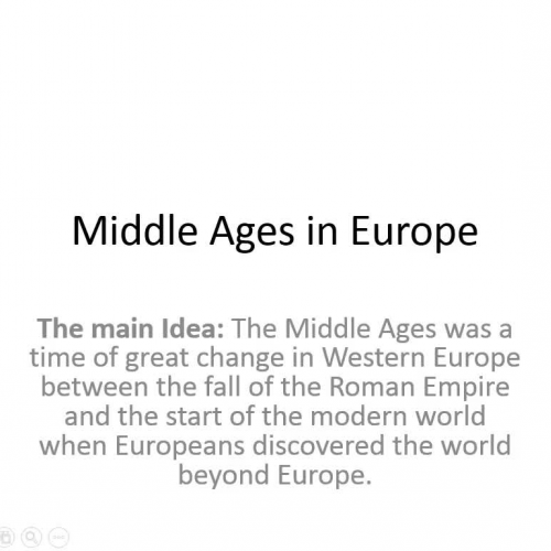 Middle Ages Notes-Video 1