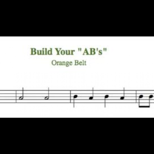 Build Your AB's - Recorder Song