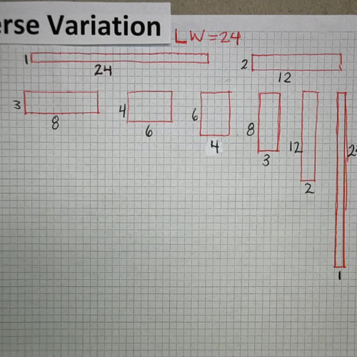 Inverse Variation Ex 1