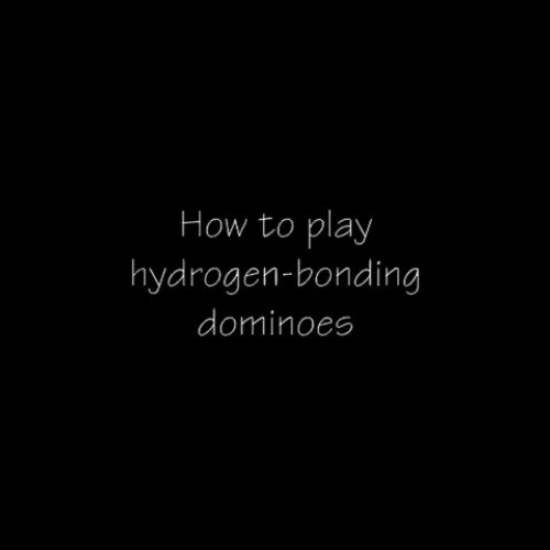 h-bond dominoes