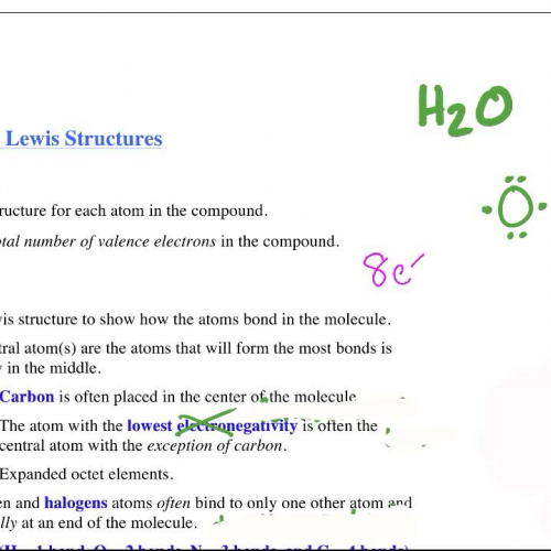#2 Lewis Dot Covalent Bonds: Steps