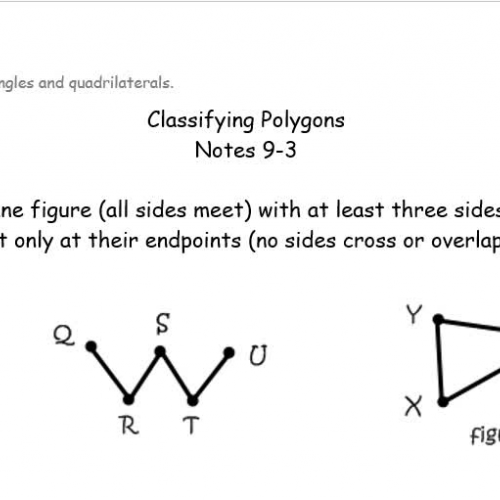 pre-alg notes polygons