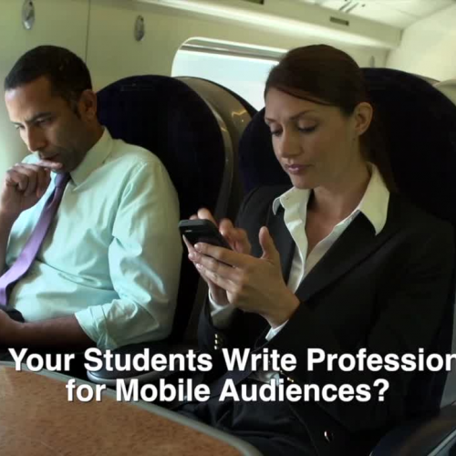 Can Your Students Write Professionally for Mobile Audiences?