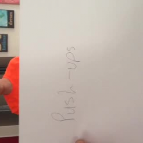 Split Squat Jumps, Push Ups