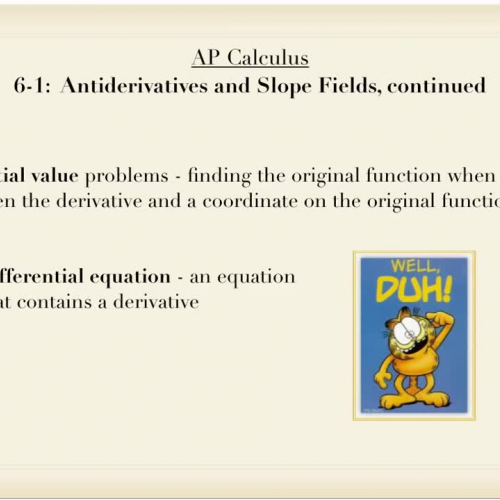 6-1 AP Calc, continued Mr. Plocker