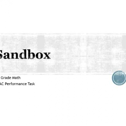 Math_Grade 5_Sandbox (San Joaquin, Oxnard & Ventura)