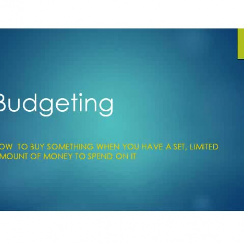 Math_Grade 6_Budgeting