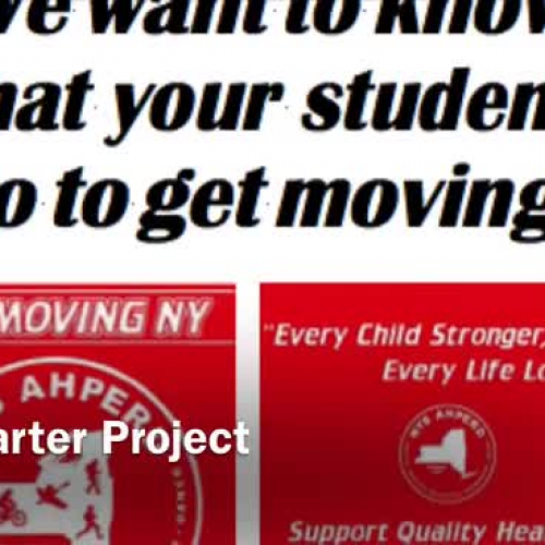 "Here's What We Do to Get Moving!"  3rd Quarter Project