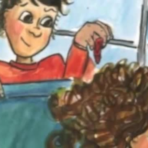 Spaghetti in a Hotdog Bun Book Trailer