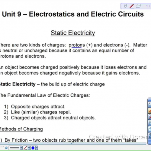 Static Electricity Lesson