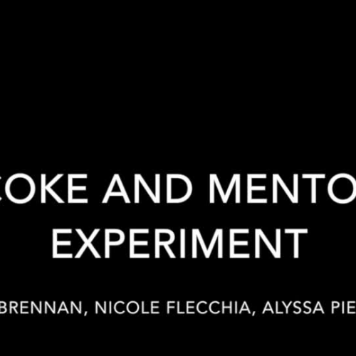 Coke and Mentos Experiment