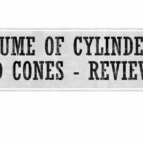 04-13 Volume of Cylinders and Cones - Review