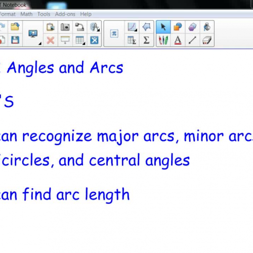 10-2 Angles and Arcs