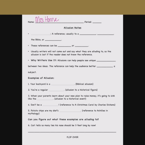 Allusion Video Lesson