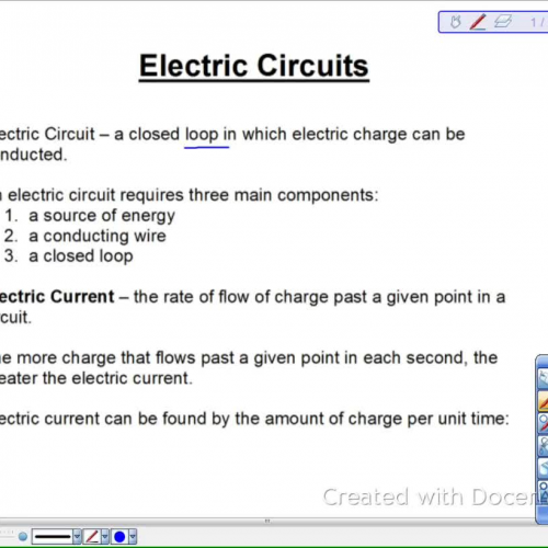 Electric Current Lesson