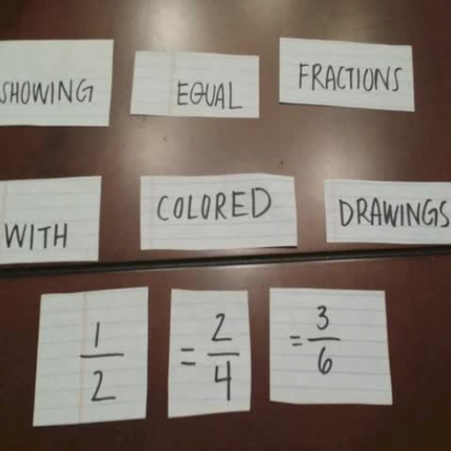 stop motion fractions part 1
