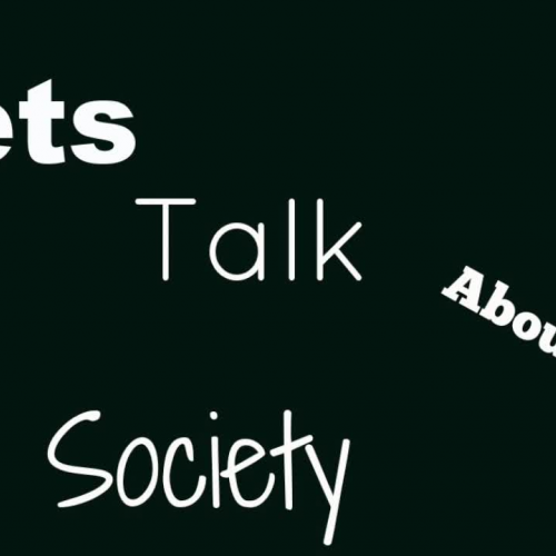 Let's talk about society