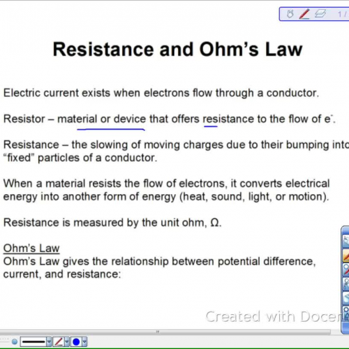 Ohm's Law Lesson
