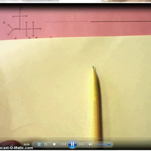 Naming Hydrocarbons HW 4 through 10