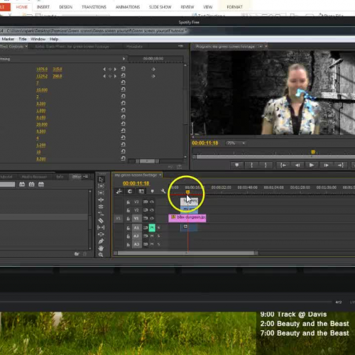 Premiere Green Screen Yourself Tutorial  part 1