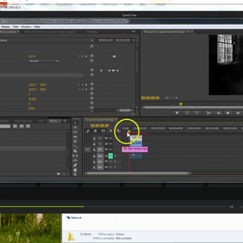 Premiere Green Screen Yourself Tutorial part 2