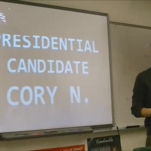 Cory Nagel Presidential Speech