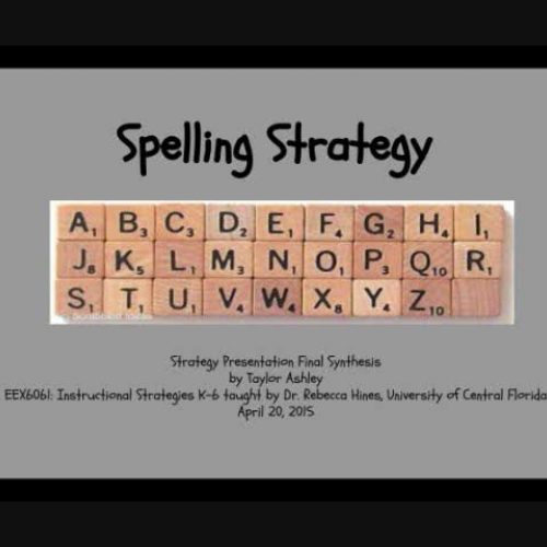 Spelling  Strategies