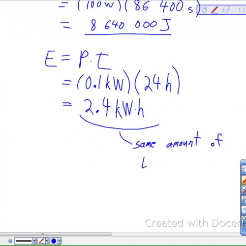 Electrical Energy Lesson