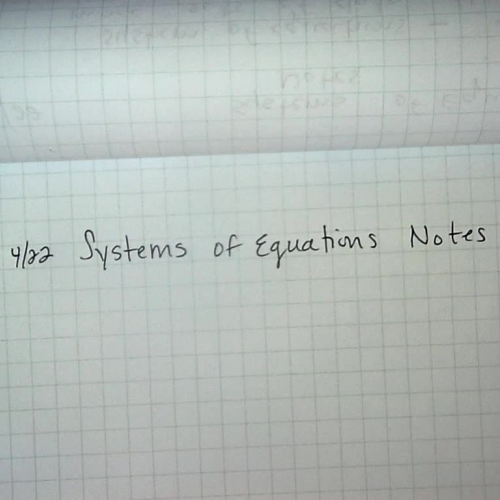Linear Systems