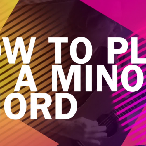 How to Play an A minor chord