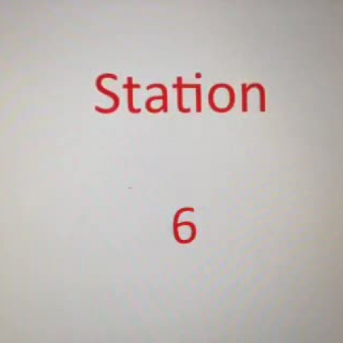 Station 6 - Stomach streght