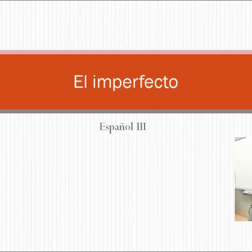 How to form the Imperfect Tense Spanish 