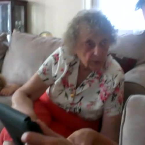 Grandma talking about after ww2
