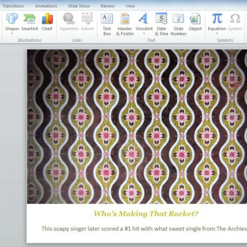 PowerPoint 2010 Tutorial - Adding Audio