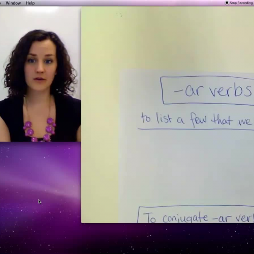 How to conjugate -ar verbs in Spanish 
