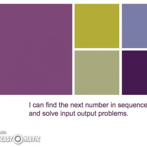 Input Output Review and sequencing Review