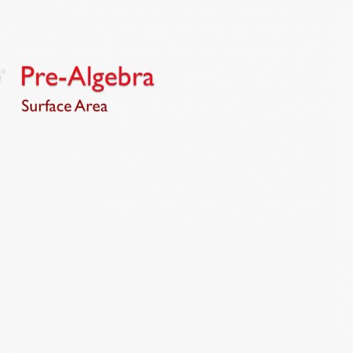 Pre-Algebra B: Surface and Lateral Area