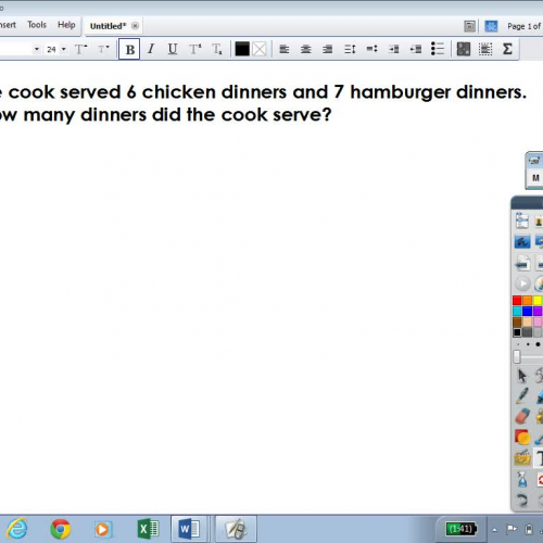 Grade 1 Modeled Drawing