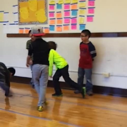 2ND GRADE MAKES UP THEIR OWN DANCE