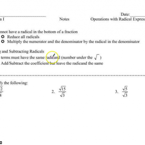 A1 Radicals Day 2 Operations