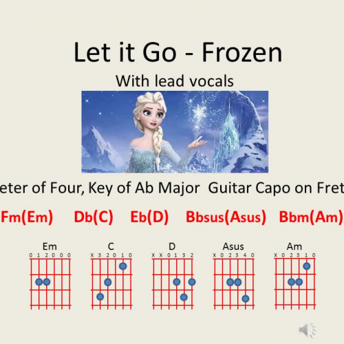 Let It Go (vocals & chords)