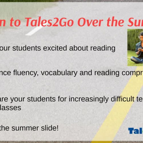 Tales2Go Summer Listening and BYOD Information Webinar