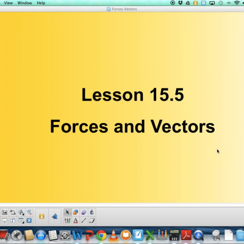 15.5 Forces and Vectors