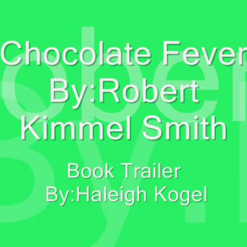 Chocolate Fever Book Trailer