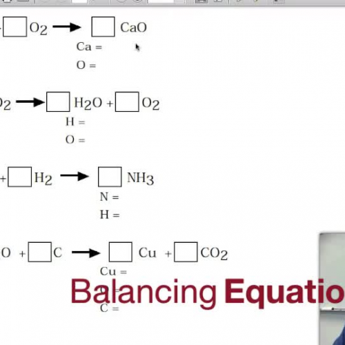 Balancing Chemical Equation