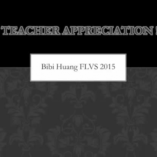 Teacher Appreciation 2015