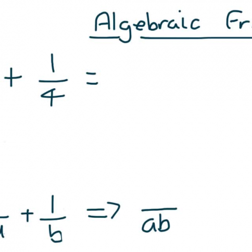 FLIP LEARNING ALGEBRAIC FRACTIONS Y7