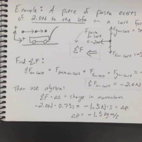 UFPM0- Part 2: Using Sum of Forces and Time Interval